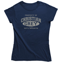 50shadespropertynavy Retro Unisex Classic Tee Ladies T Shirt