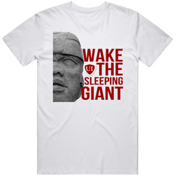 Wake The Sleeping Giant Retro Unisex Classic Tee T Shirt