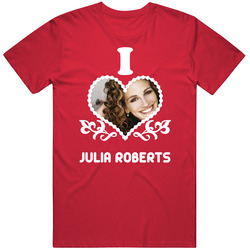 Julia Roberts I Heart Hot Retro Unisex Classic Tee T Shirt