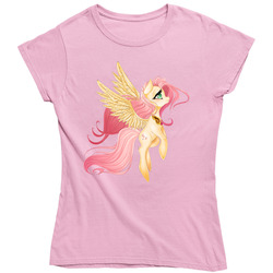 Fluttershy Retro Unisex Classic Tee Ladies T Shirt