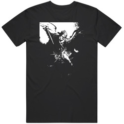 Saint Michael The Archangel Blackout Retro Unisex Classic Tee T Shirt