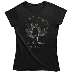 Ask Me 4 Black Retro Unisex Classic Tee Ladies T Shirt