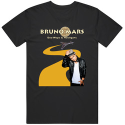 Bruno Mars Doo-wops & Hooligans Retro Unisex Classic Tee T Shirt
