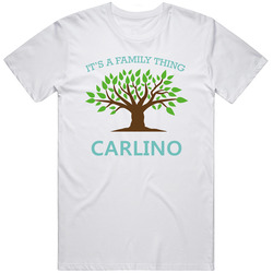 Carlino Family Renunion Team Club Last Name Surname Retro Unisex Classic Tee T Shirt
