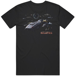 Bsg 6 Black Standard Retro Unisex Classic Tee T Shirt