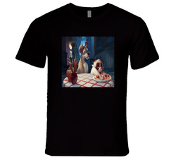 Grumpy Cat, The Tramp Spaghetti Funny Retro Unisex Classic Tee T Shirt
