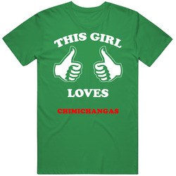 Chimichangas This Girl Loves Mexican Food Mexico Retro Unisex Classic Tee T Shirt
