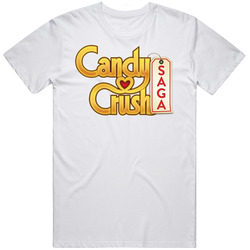 New Candy Crush Saga White Retro Unisex Classic Tee T Shirt
