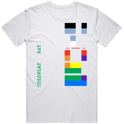 New Coldplay X&y Standard Adult White T- S To 5xl Retro Unisex Classic Tee T Shirt