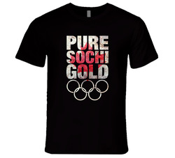 Canada Olympic Pure Sochi Gold Retro Unisex Classic Tee T Shirt