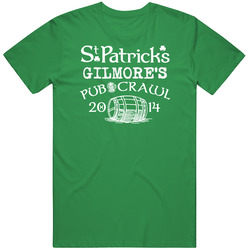 Gilmore Pub Crawl Clover Drinking Team  Irish St Patricks Day Retro Unisex Classic Tee T Shirt