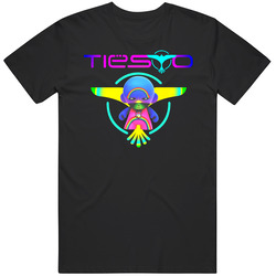 Dj Trance Logo Black Retro Unisex Classic Tee T Shirt