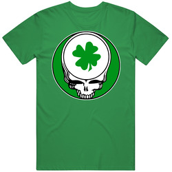 Steal Your Face St Patricks Day Irish Celtic Clover Grateful Lot Dead Retro Unisex Classic Tee T Shirt