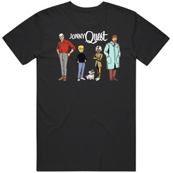 Johnny Jonny Quest Full Team Cartoon Retro Unisex Classic Tee T Shirt