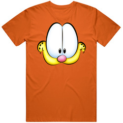 Garfield Cartoon Big Face Retro Unisex Classic Tee T Shirt