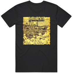 Greendale Crazy Horse Neil Young Black Retro Unisex Classic Tee T Shirt
