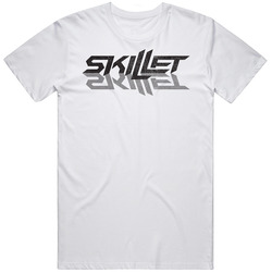 Skillet Logo Collide Metal Band Music Hard Rock Awake White T-Shirt Size S - 6XL Retro Unisex Classic Tee T Shirt