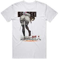 Attack On Titan Mikasa 1 White Retro Unisex Classic Tee T Shirt