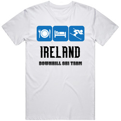 Ireland Downhill Ski Team Winter Olympic Retro Unisex Classic Tee T Shirt