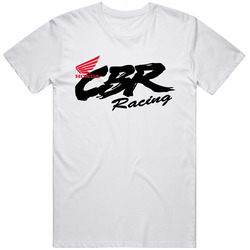 New Cbr Racing Honda Motor Logo Standard Adult White T- S To 5xl Retro Unisex Classic Tee T Shirt
