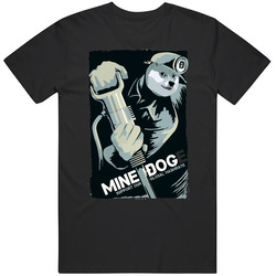 Ladies, Mine for Doge, black. Retro Unisex Classic Tee T Shirt