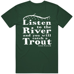 Listen To The River (fishing) Retro Unisex Classic Tee T Shirt