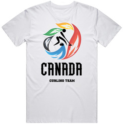 Canada Curling Team Winter Olympics Sochi Retro Unisex Classic Tee T Shirt
