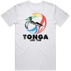 Tonga Luge Team 2014 Olympic Sochi Vintage Distressed Retro Unisex Classic Tee T Shirt