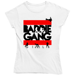 Bgg - White Retro Unisex Classic Tee Ladies T Shirt