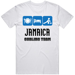 Jamaica Curling Team Winter Olympic Retro Unisex Classic Tee T Shirt