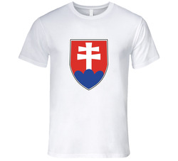 Team Slovakia Olympic Hockey Logo White Retro Unisex Classic Tee T Shirt