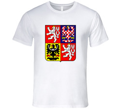 Team Czech Republic Olympic Hockey Logo White Retro Unisex Classic Tee T Shirt