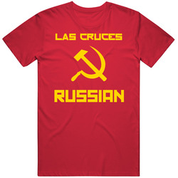 Las Cruces Russian Hammer And Sickle Custom Retro Unisex Classic Tee T Shirt