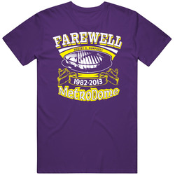 Farewell Metrodome Retro Unisex Classic Tee T Shirt