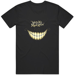 We're All Mad  Here Retro Unisex Classic Tee T Shirt