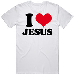 I Love Jesus Retro Unisex Classic Tee T Shirt
