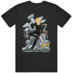 Fma 10b Black Retro Unisex Classic Tee T Shirt