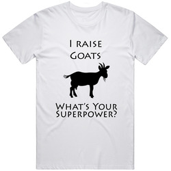 I Raise Goats Superpower Retro Unisex Classic Tee T Shirt