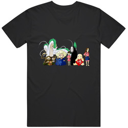 Spirited Away 1b Black Retro Unisex Classic Tee T Shirt