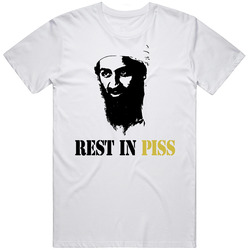 Osama Bin Laden Rest In Piss Retro Unisex Classic Tee T Shirt