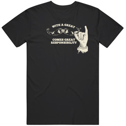 Great Responsibility Retro Unisex Classic Tee T Shirt