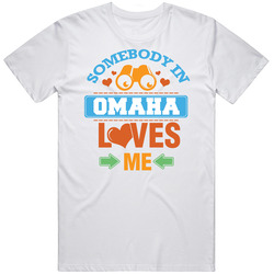 Somebody In Omaha Loves Me Retro Unisex Classic Tee T Shirt