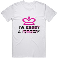 I'm Sassy And I Know It Retro Unisex Classic Tee T Shirt