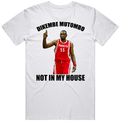 Dikembe Mutombo Rockets Finger Wag Retro Unisex Classic Tee T Shirt