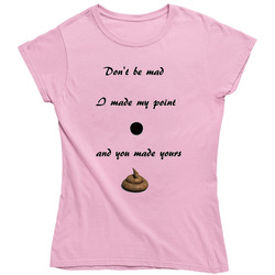 Don't Be Mad Retro Unisex Classic Tee Ladies T Shirt