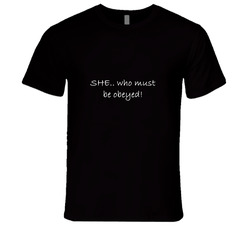 She Must Be Obeyed Kinky Bdsm Retro Unisex Classic Tee T Shirt