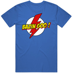 Bazin Goo ! Lighting Red - Copyright Eggtee.com Retro Unisex Classic Tee T Shirt