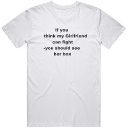 If You Think My Girlfriend Can Fight You Should See Her Box James Hunt Formula Racing Rush Retro Unisex Classic Tee T Shirt