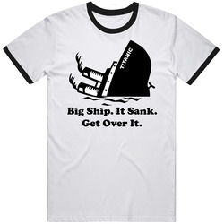 Titanic Ringer Tee Retro Unisex Classic Tee T Shirt