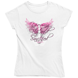 Yfs Basic Girly Retro Unisex Classic Tee Ladies T Shirt